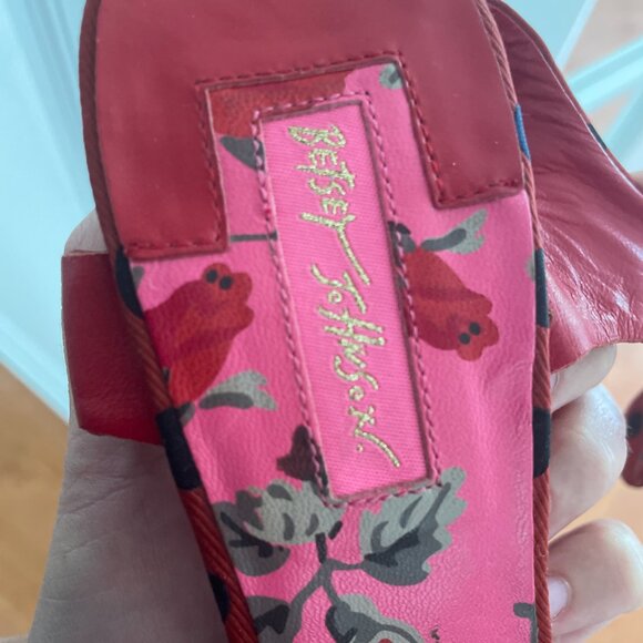 BETSEY JOHNSON LANICA POLKA DOT SANDALS - Picture 4 of 5